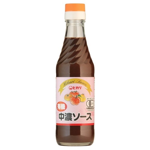 有機中濃ソース 　250ml 【ヒカリ】※賞味期限26年03月10日まで 在庫限り ※返品不可 ※キャンセル不可