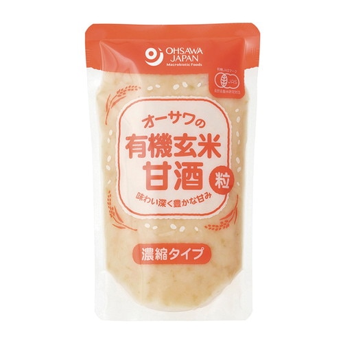 オーサワの有機玄米甘酒（粒） （250g） 【オーサワジャパン】※賞味期限26年05月12日まで 在庫限り ※返品不可 ※キャンセル不可