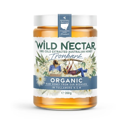 ワイルドネクターオーガニックハニー ユーカリ（瓶） （350g） 【アリサン】