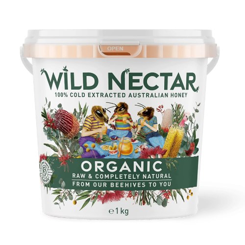ワイルドネクターオーガニックハニー業務用 （1kg） 【アリサン】