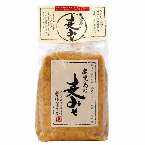 鹿児島の麦みそ （1kg） 【はつゆき屋】※賞味期限26年07月05日まで 在庫限り ※返品不可 ※キャンセル不可