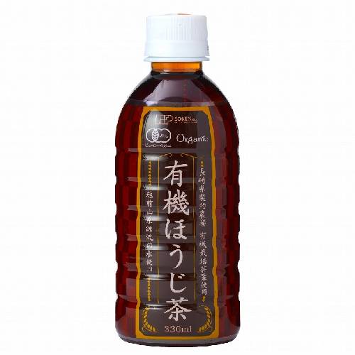 有機ほうじ茶（PET） （330ml） 【創健社】※賞味期限26年06月20日まで 在庫限り ※返品不可 ※キャンセル不可