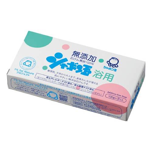 シャボン玉浴用 3個入 （100g×3） 【シャボン玉せっけん】