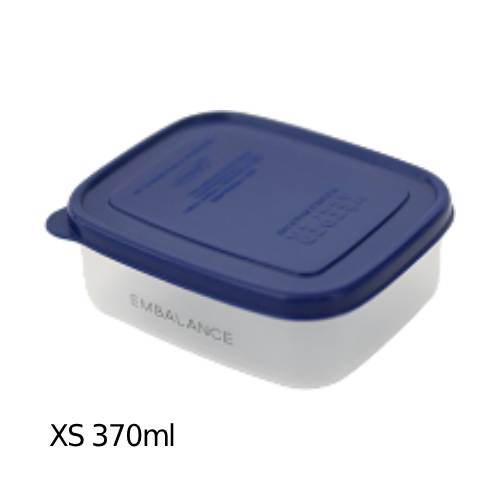 EMBALANCE RECTANGLE CONTAINER エンバランス レクタングルコンテナ XS（370ml） ネイビー 【エンバランス】
