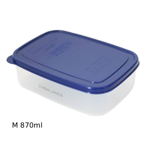 EMBALANCE RECTANGLE CONTAINER エンバランス レクタングルコンテナ M（870ml） ネイビー 【エンバランス】