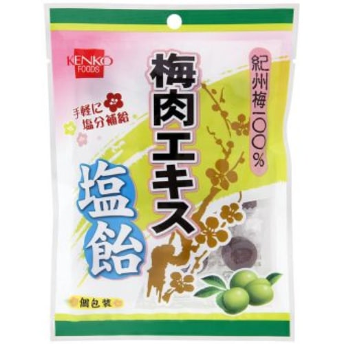 【ゆうパケット対応】梅肉エキス塩飴 （70g） 【健康フーズ】※賞味期限26年08月20日まで 在庫限り ※返品不可 ※キャンセル不可