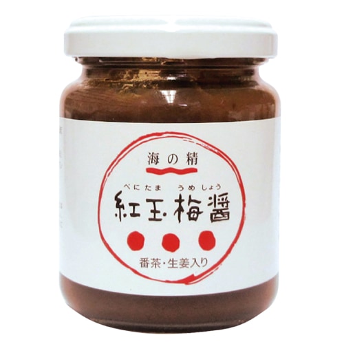 【お買上特典】紅玉梅醤 番茶・生姜入り （130g） 【海の精】