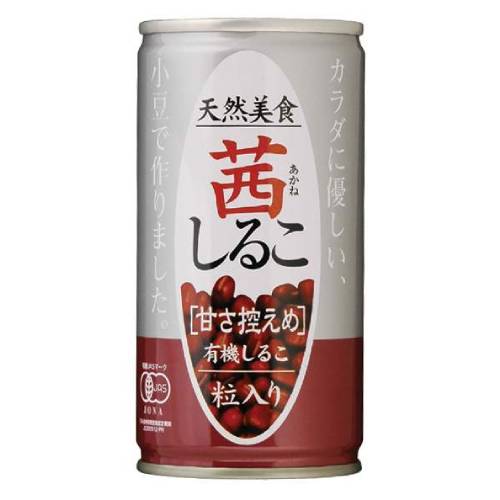 【特注品 2-】【冬季限定】有機・茜しるこ（粒入り）190g×30缶セット※特注取寄せ品のため入荷まで1~２週間ほどかかります ※キャンセル不可