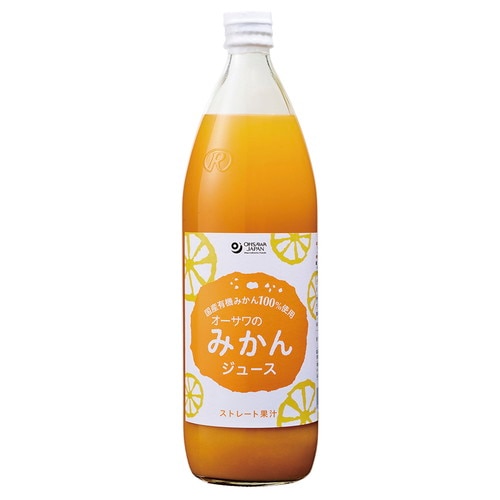 【お買上特典】オーサワのみかんジュース（ビン） （900ml） 【オーサワジャパン】