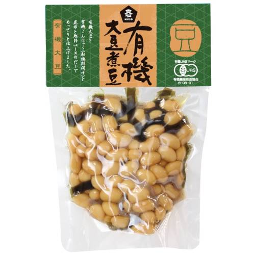 【お買上特典】有機大豆煮豆 145g