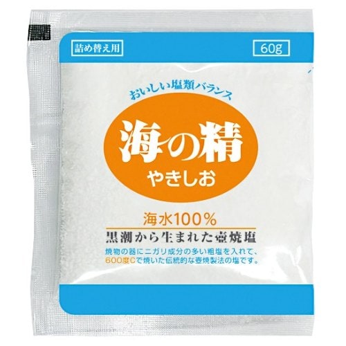海の精 やきしお（詰替用）60g×10個セット