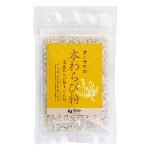 【ゆうパケット対応（6個まで）】オーサワの本わらび粉 (50g) 【オーサワジャパン】※数量限定品