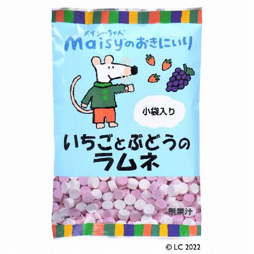 メイシーちゃん（TM）のおきにいり いちごとぶどうのラムネ （80g×6個セット） 【創健社】