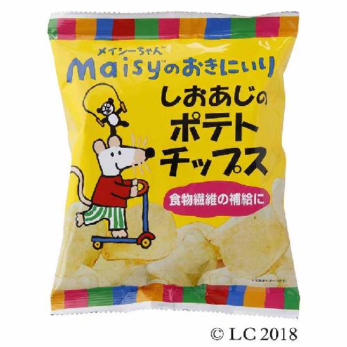 メイシーちゃん（TM）のおきにいり しおあじのポテトチップス （34g×6個セット） 【創健社】※6セット以上で別途送料