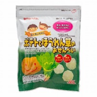 MS ポテトとほうれん草のおせんべい （25g×6個） 【太田油脂】|菓子類|自然食品・厳選食品