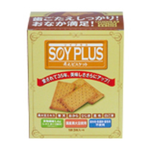 【ジュゲン直送】SOY PLUS　寿元ビスケット　3枚（約40g）×6袋入 ×30箱 セット ※代引き・キャンセル・同梱不可|菓子類|自然食品・厳選食品