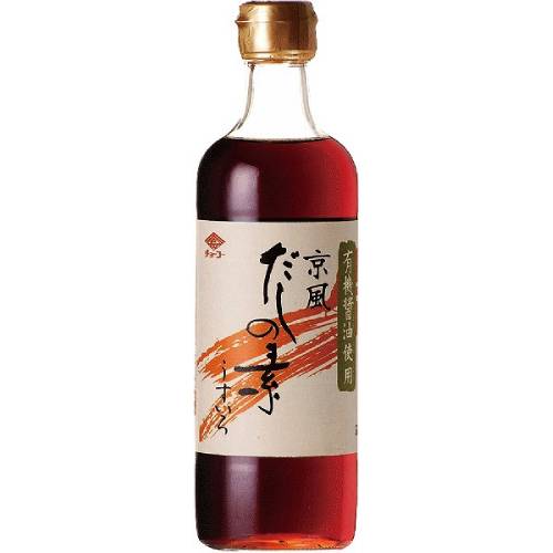 【特注品】有機醤油使用京風だしの素（500ml×6本セット）※特注品のため納期がかかります ※キャンセル不可