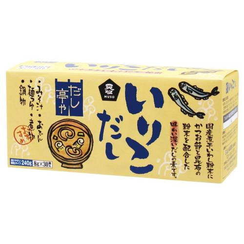 【お買上特典】だし亭や・いりこだし 顆粒（8g×30） 【ムソー】