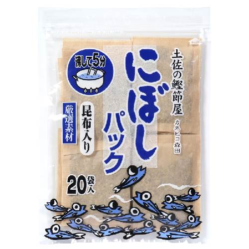 にぼしパック 昆布入り 200g（10g×20） 【森田鰹節】