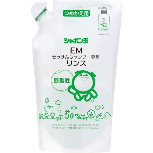 シャボン玉 EM石鹸リンス （詰替用420ml）※キャンセル不可|EM|電磁波・住まい環境対策グッズ