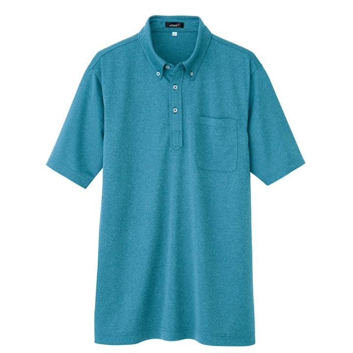 【アイトス】吸汗速乾半袖ボタンダウンポロシャツ(男女兼用)