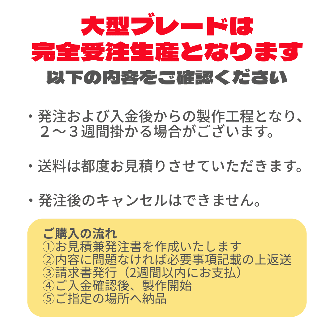 見積商品【フォークリフトアタッチメント】パワーブレード(大型フォーク用)