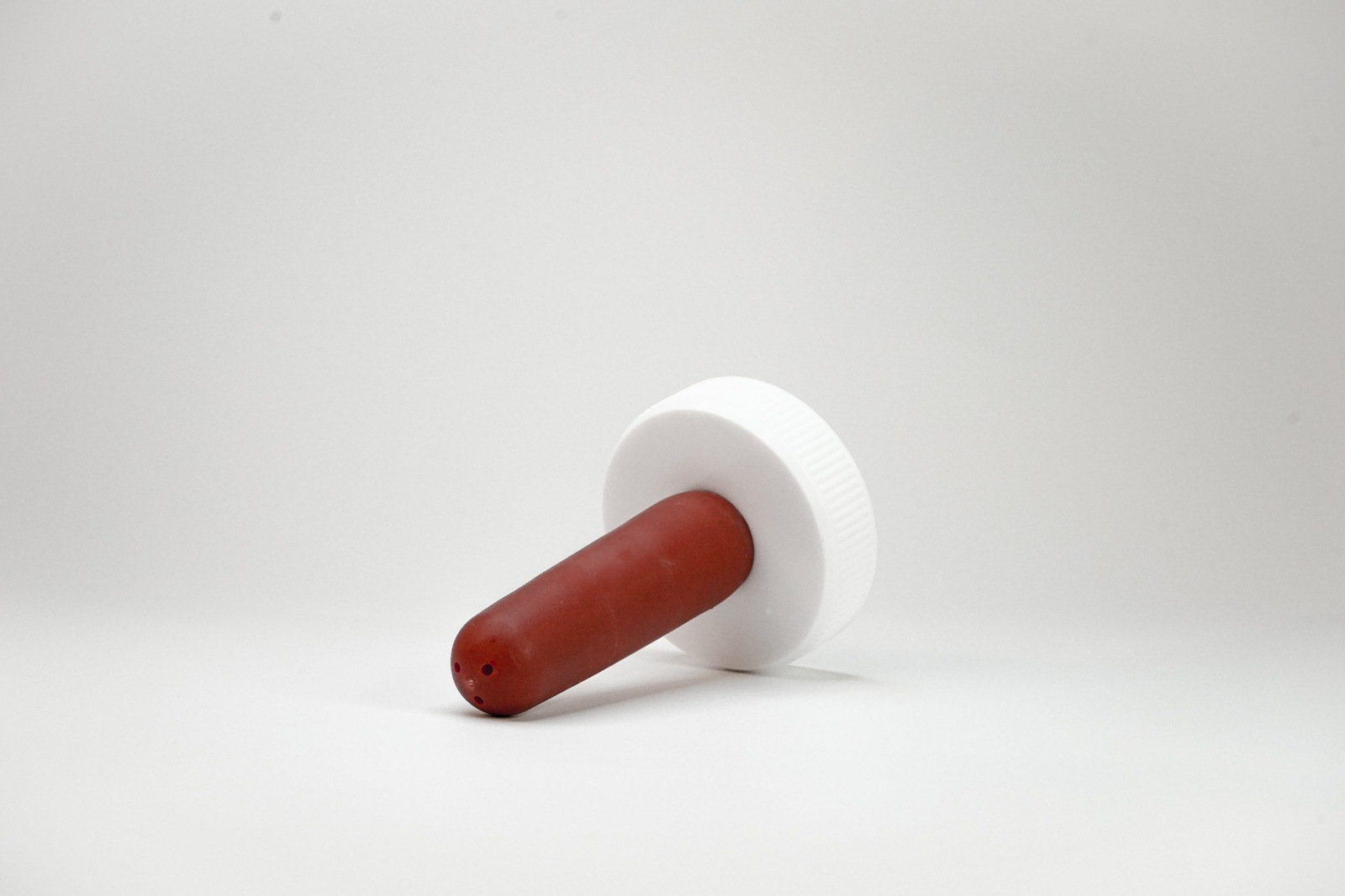 哺乳瓶用乳首(3つ穴式)赤(10個1セット)