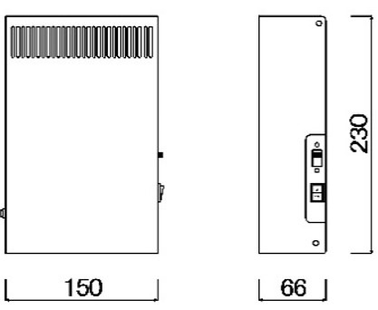 低濃度オゾン発生器／置き型スタンド仕様／HYD-CS20(8W2本)
