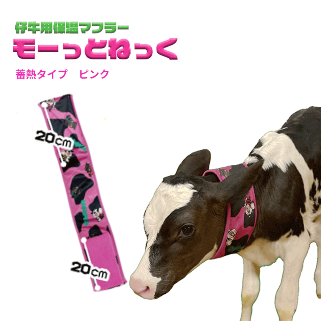 モーっとねっく【蓄熱タイプ】仔牛用（ピンク）