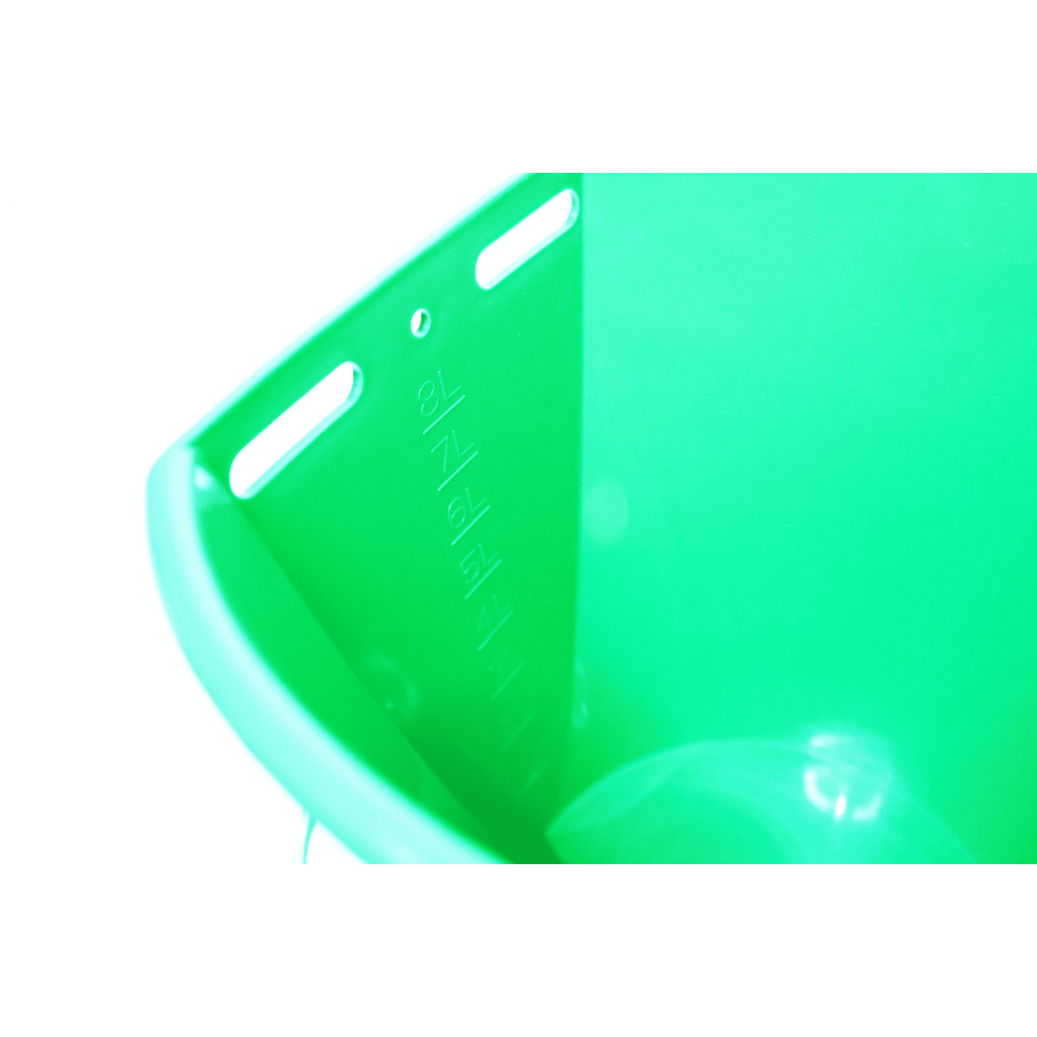 取っ手付き哺乳バケツ 8L（１つ穴）【３個セット】