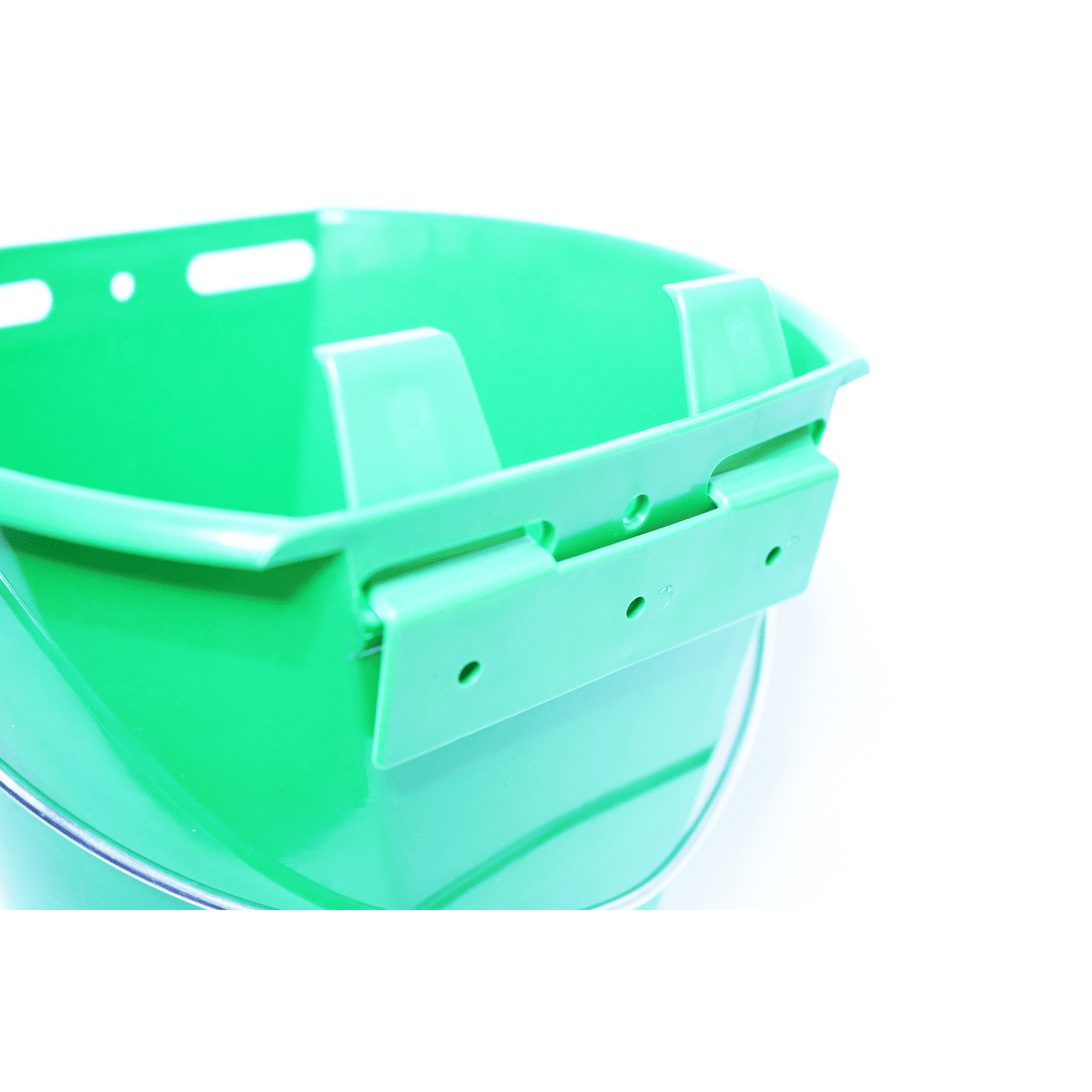 取っ手付き哺乳バケツ 8L（１つ穴）【３個セット】