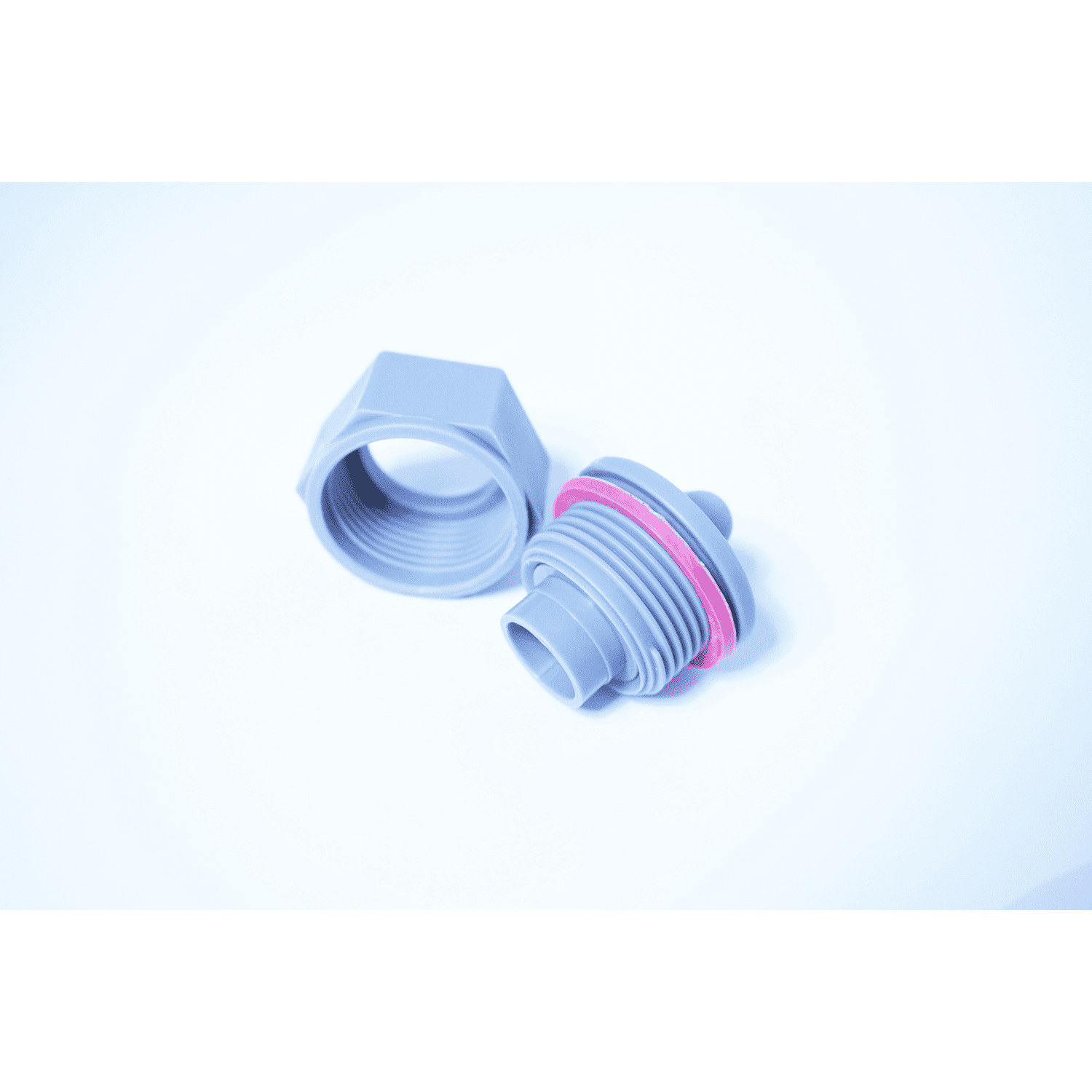 取っ手付き哺乳バケツ用乳首 接続部品