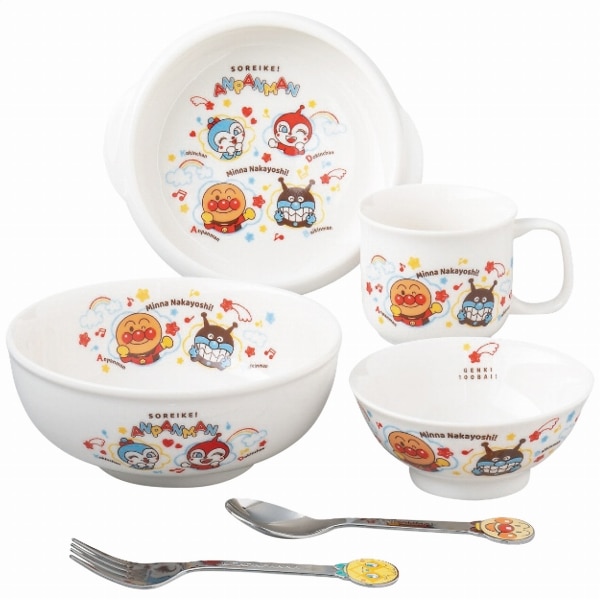 アンパンマン お子様食器ギフトセット 66740 (-2122-050-)｜うまたゆ