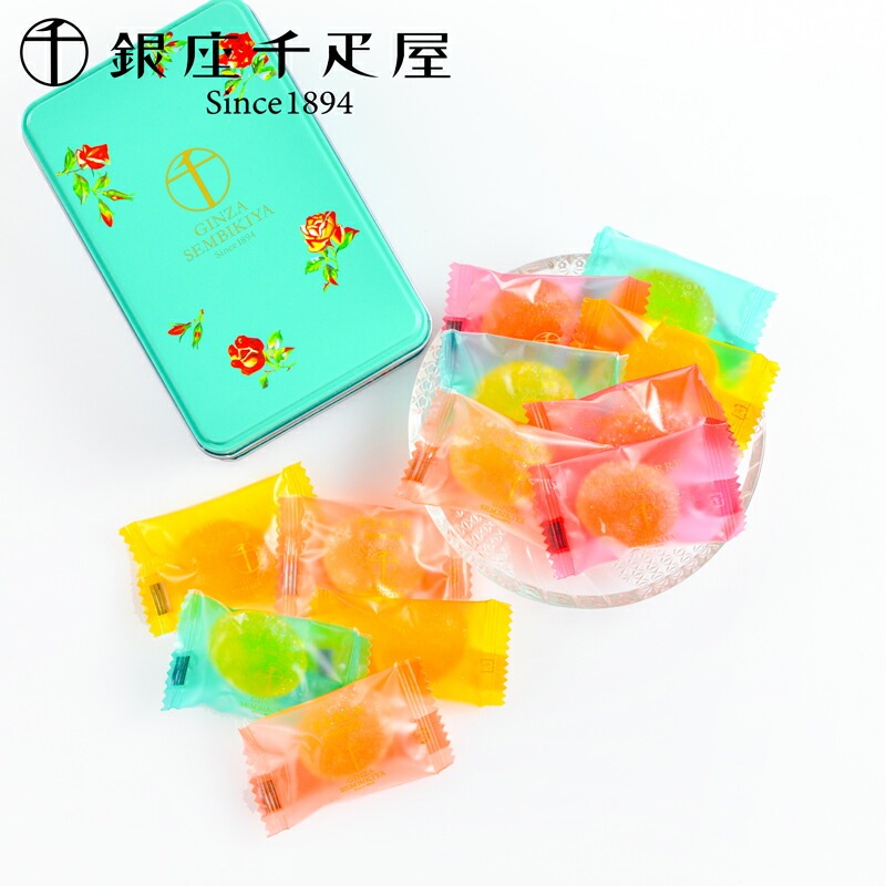 銀座千疋屋 缶入りひとくちフルーツゼリー PGS-315 (-PGS-315