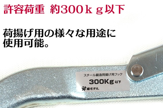 �إ�ǥ� ���Ȥ��� �եå�TH-002�ڥ���������¤�� �եå� ����ٽ�300kg<BR>���Ȥ���Ȼ����ˤ���Ѳ�ǽ�ʲ��Ȥ��ѡˡڰ����� �۰����ӡڥեå���