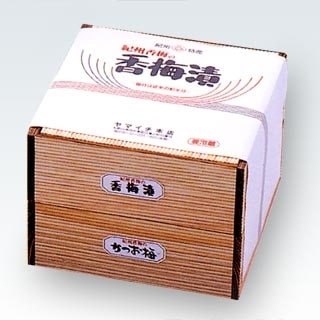 杉木箱入500g2段重ね | 贈答品・詰め合せ | 梅のヤマイチ