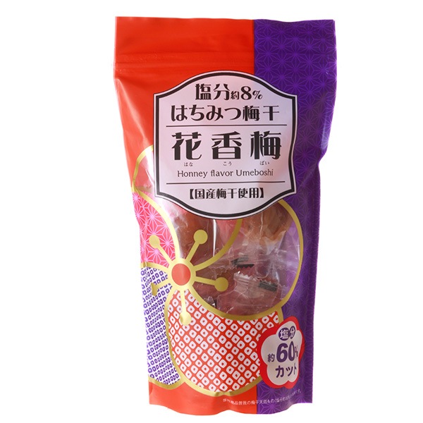 【国産梅100%使用】【神奈川県産】花香梅 スタンドパック 100g【塩分約8%】