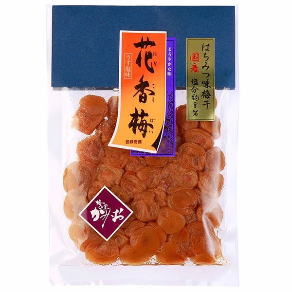 【国産梅100%使用】【神奈川県産】花香梅（小梅干）手みやげ 120g【塩分約8%】