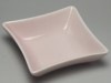 【Ｂ級品】パステルピンク　正角深小皿(一辺７５)|３寸小皿（直径約９ｃｍ）|小皿・小鉢・小丼