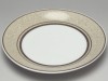 【Ｂ級品】ブラウンリム　丸小皿(φ１１３)|３．５寸小皿（直径約１２ｃｍ）|小皿・小鉢・小丼
