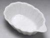 【Ｂ級品】白磁手付き楕円小鉢|変形小鉢|小皿・小鉢・小丼
