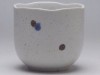 【Ｂ級品】茶青ドット　波縁小鉢(φ６４)|２寸小鉢（直径約７ｃｍ以下）|小皿・小鉢・小丼