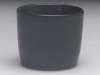 【Ｂ級品】マット黒　切立ぐい呑み|盃・ぐい呑み|酒器