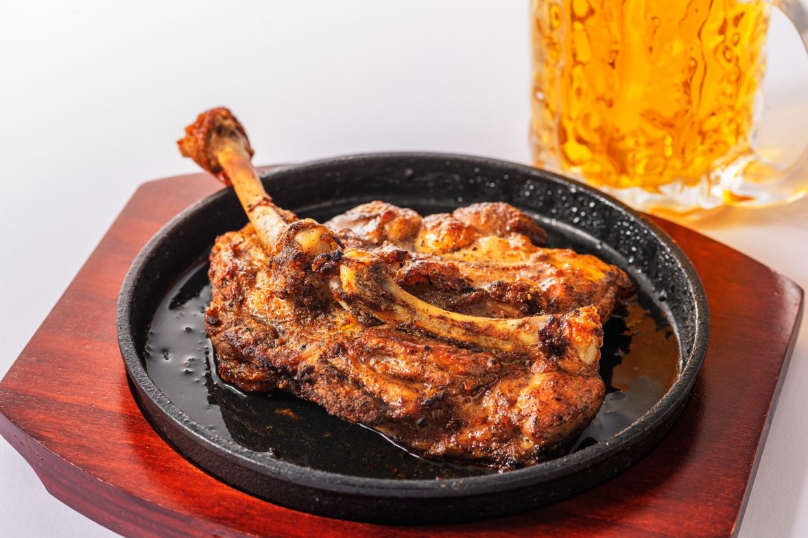 【冷凍】チキンアックスステーキ加熱済み　1本