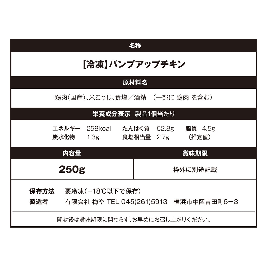 ≪冷凍≫パンプアップチキン 5個セット(ギフト仕様)