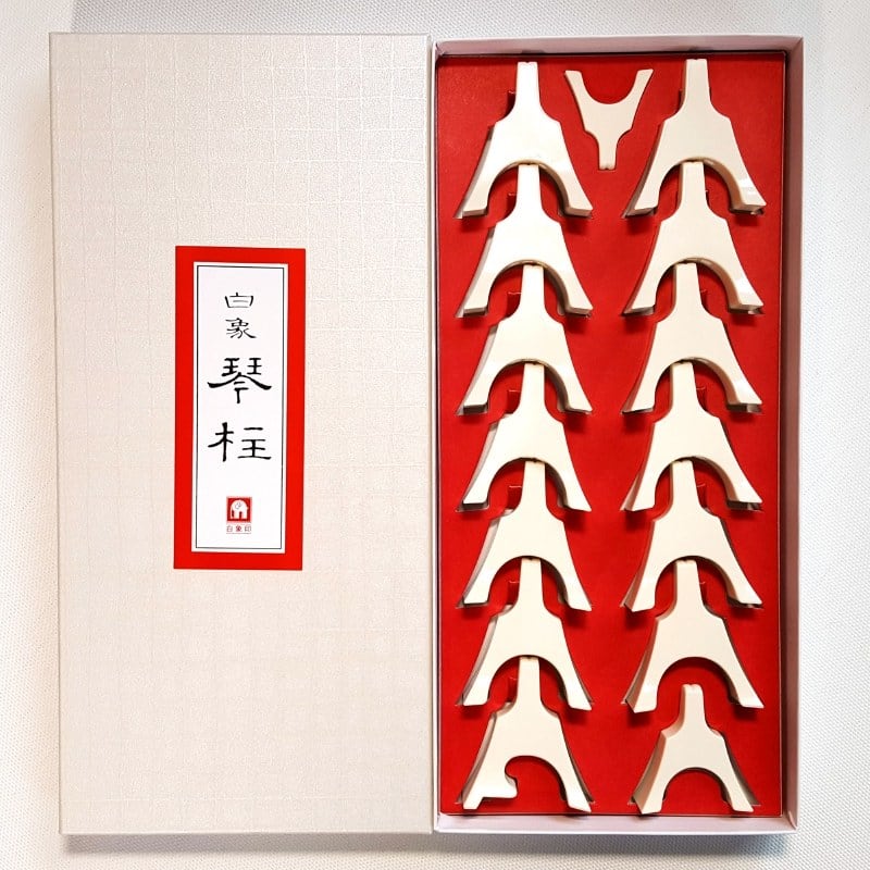 白象印 琴柱セット（面取り済み）新富士・玉龍／koto-am_cube443
