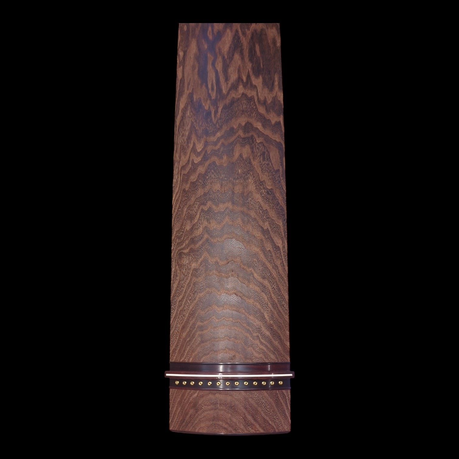 箏クリ甲紅木玉縁巻.ステージ用