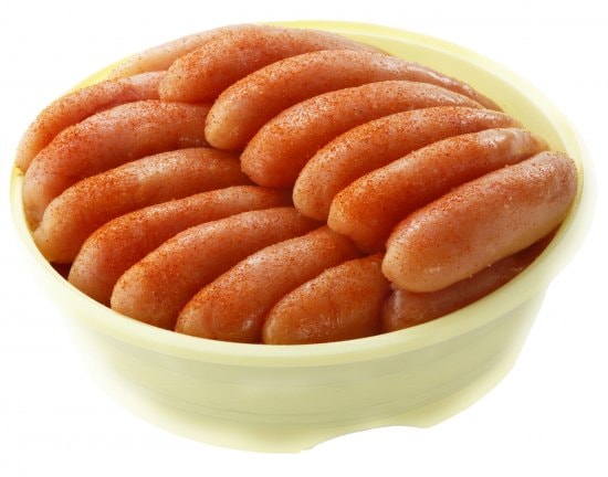 うめ屋 明太子 無着色 一本物    無着色辛子明太子 1kg（樽入り）