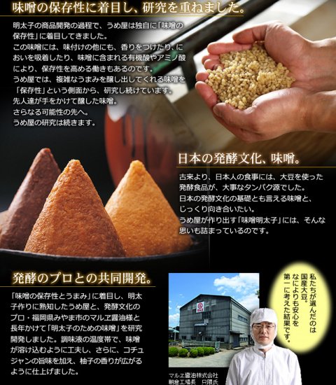 味噌明太子 切大(きれだい) 300g