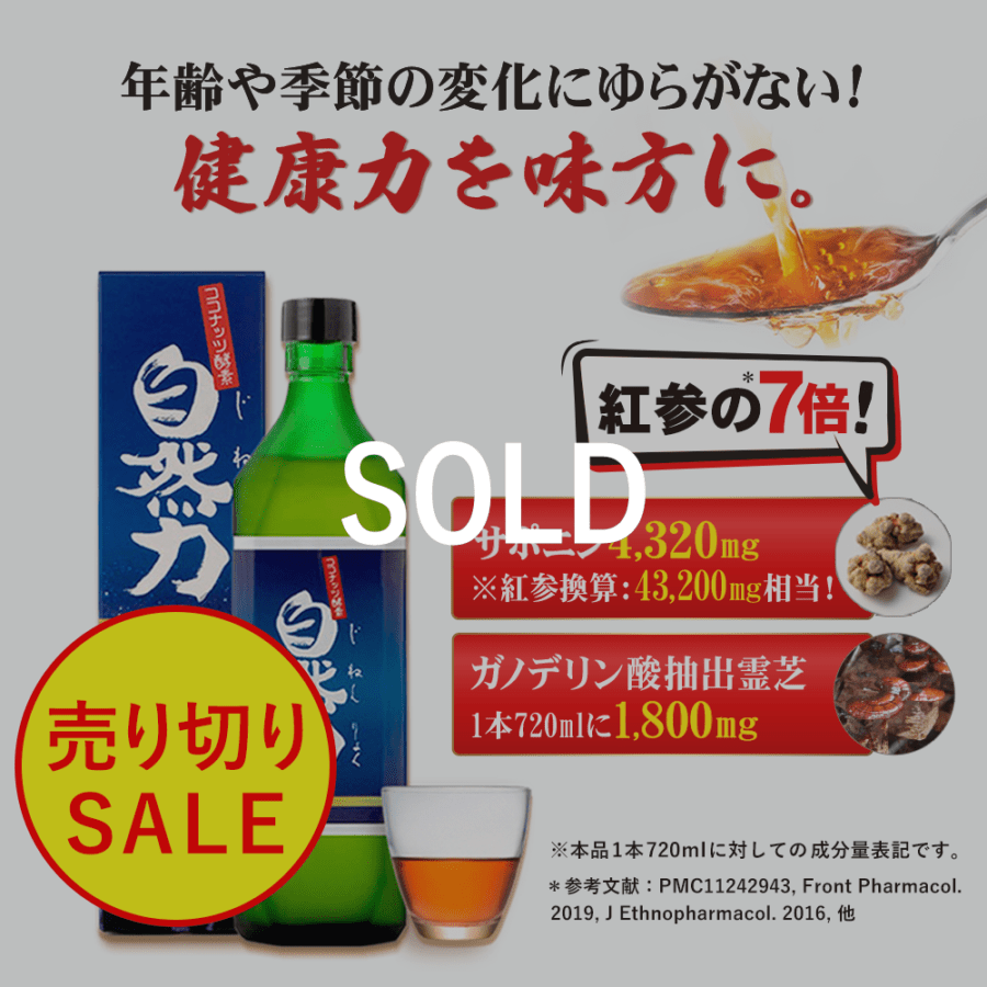 強い健康力を味方に！酵素飲料「新自然力」